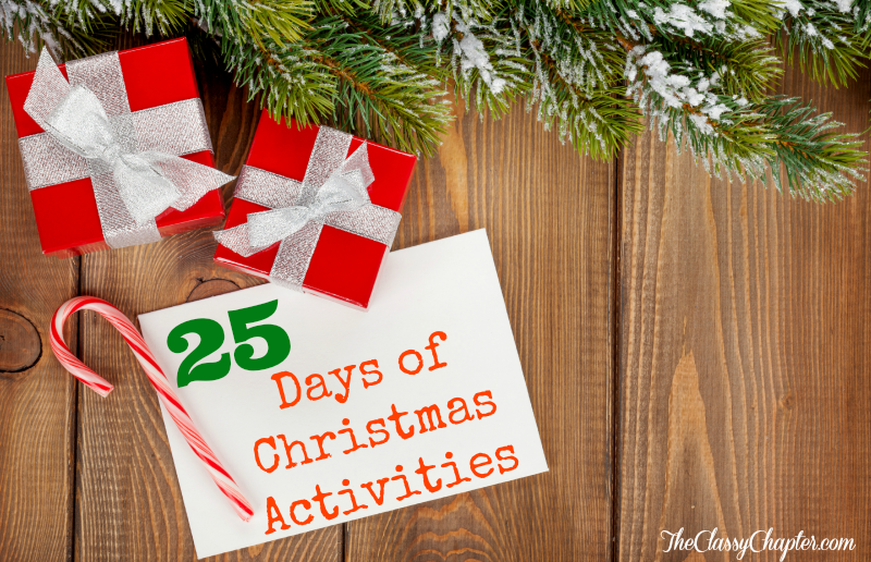 Stay entertained the entire month of December with these 25 activities.