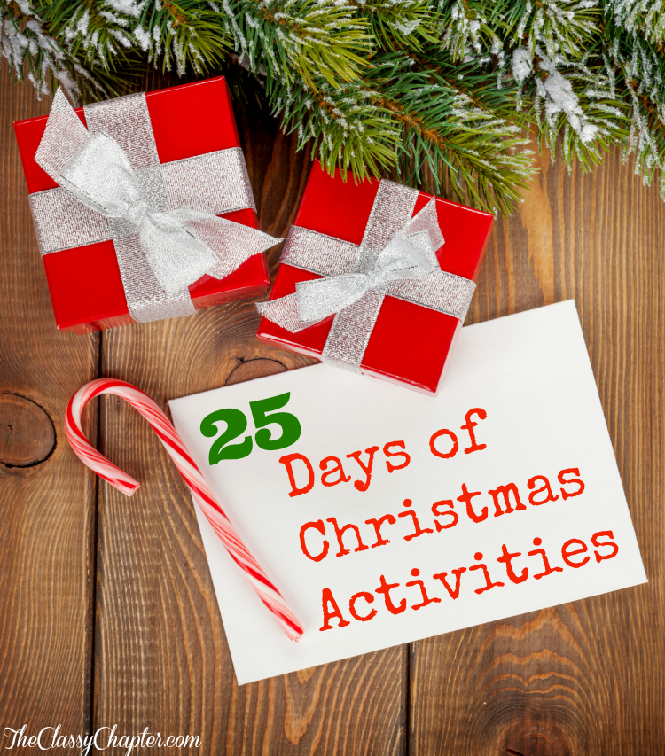 25 Days Of Christmas Activities