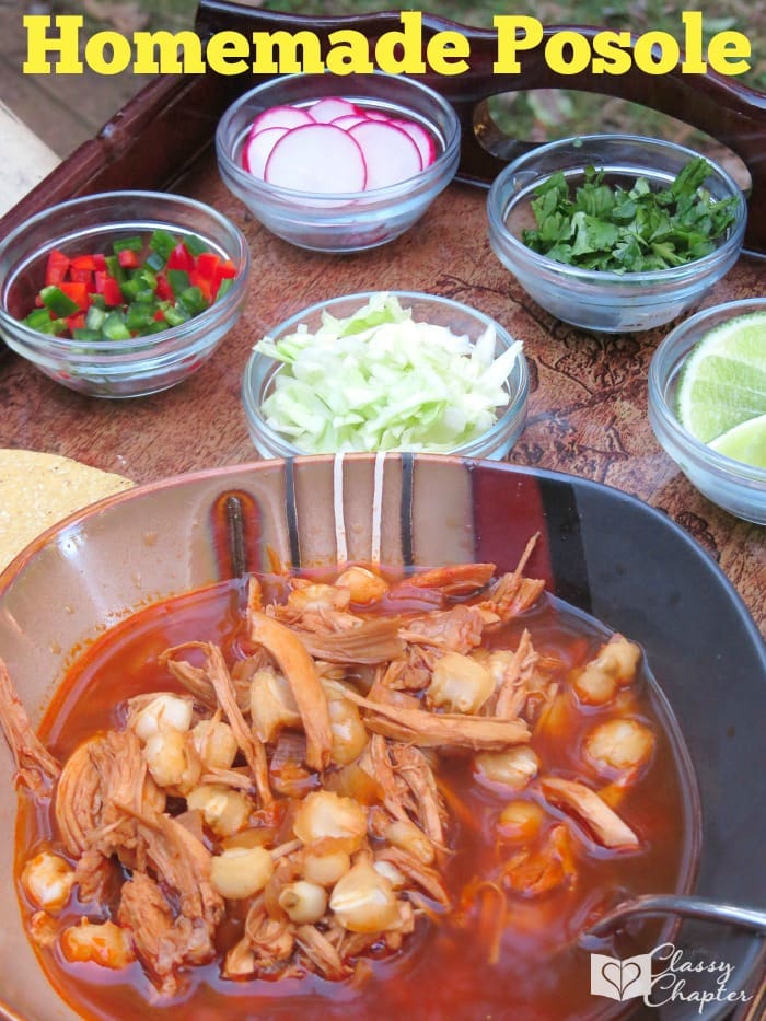 This homemade posole dish is the real deal! Authentic and super tasty, a must try!