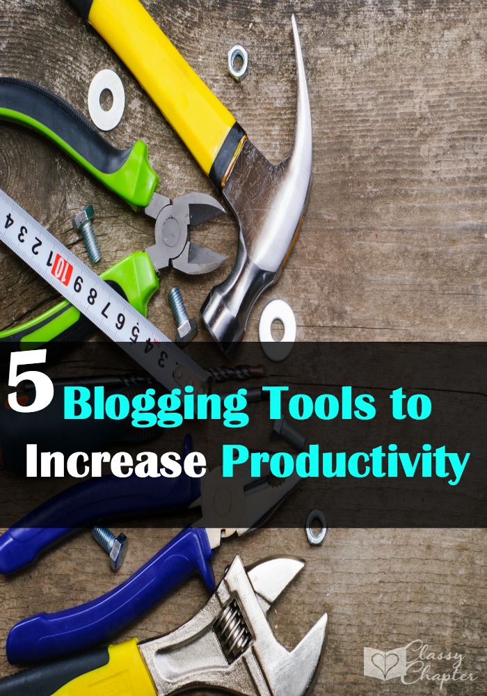 Productivity is key as a blogger. These 5 tools are perfect for helping you get more done!