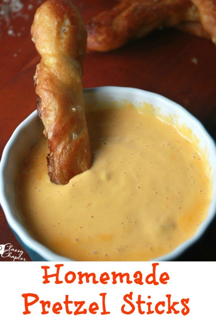 Need an easy recipe for homemade pretzel sticks? This one is sure to be a crowd pleaser!