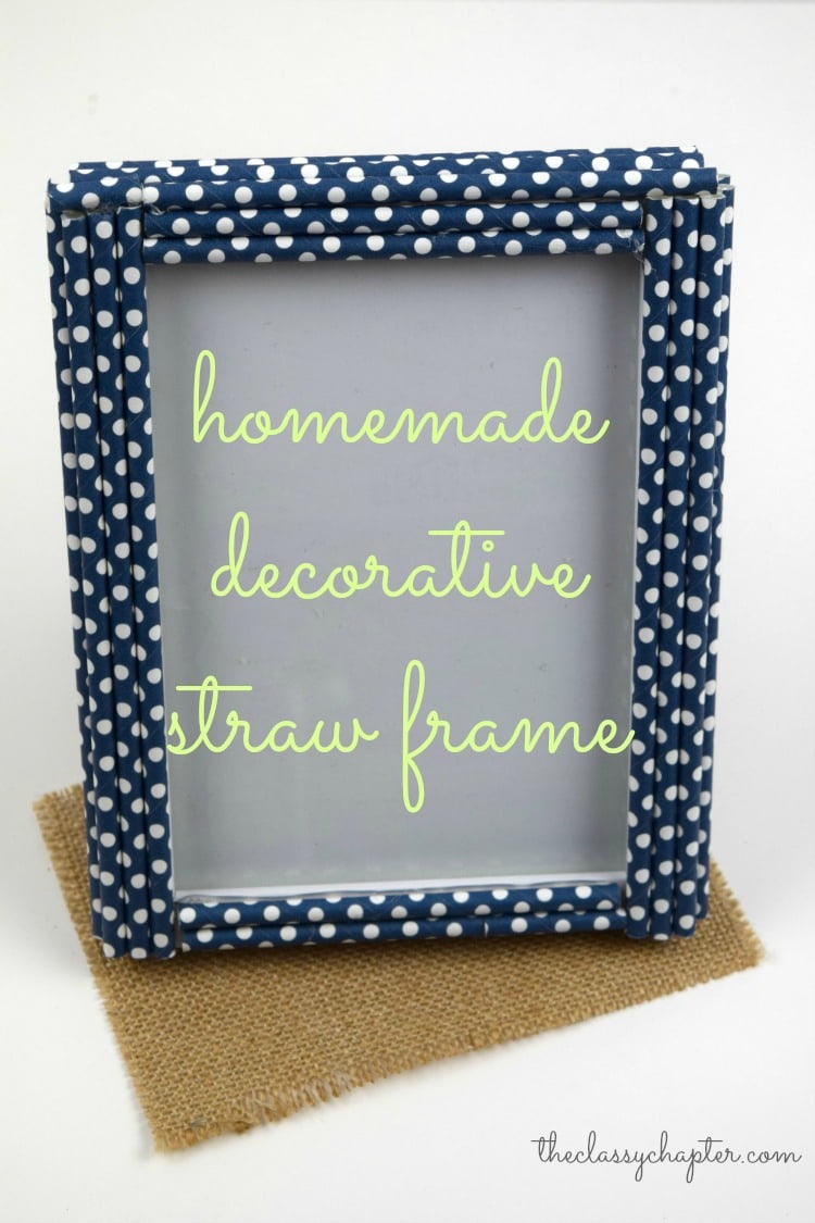 Homemade Decorative Straw Frame