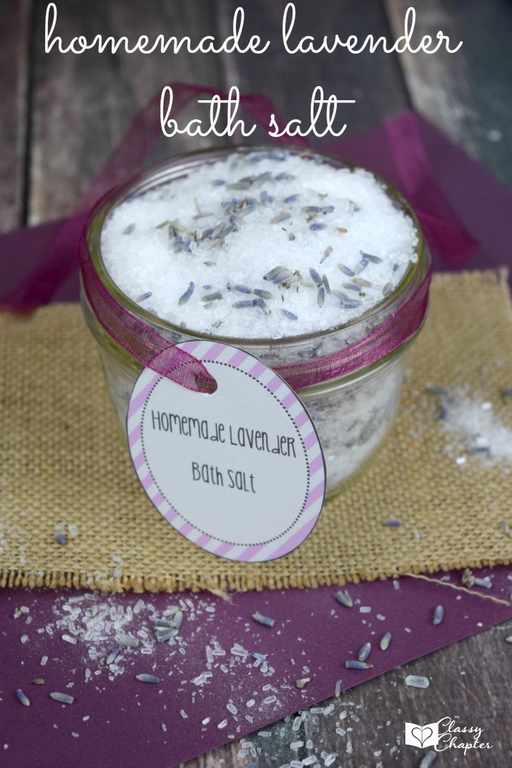 This homemade lavender bath salt is the perfect diy craft and would make an awesome Mother's Day gift. You are going to love this simple craft.