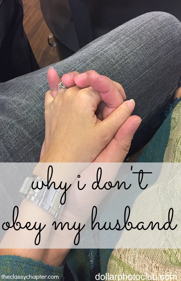 Do you obey your husband? If so that might be one of the problems in your marriage.