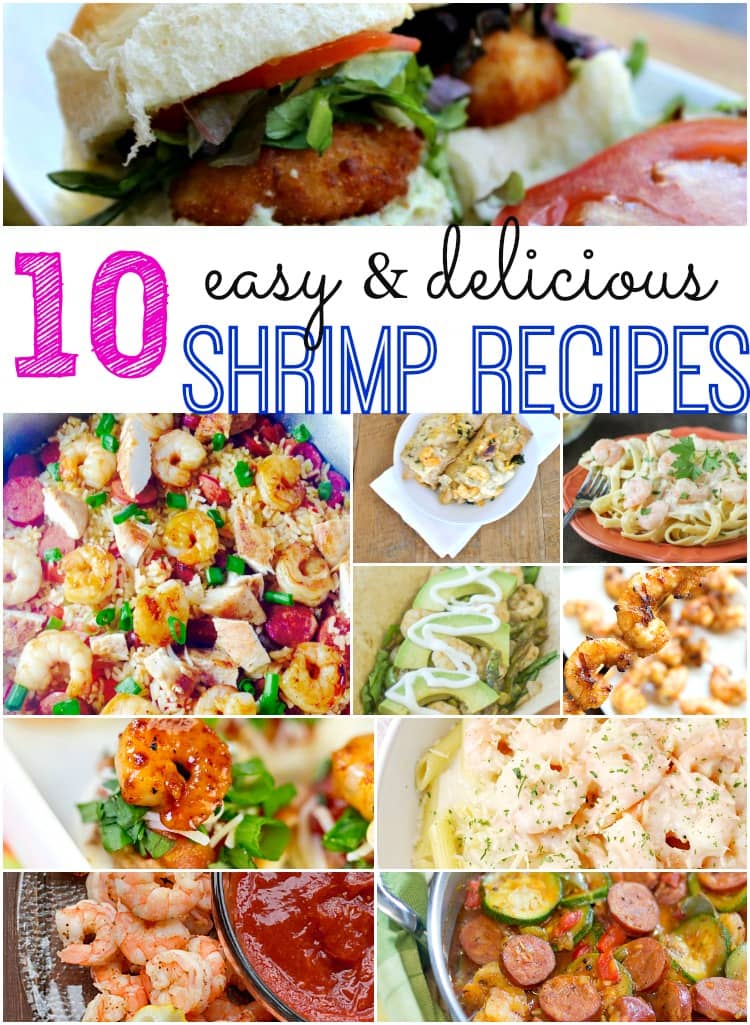 In need of an easy shrimp recipe? These 10 shrimp recipes are perfect for an easy dinner.