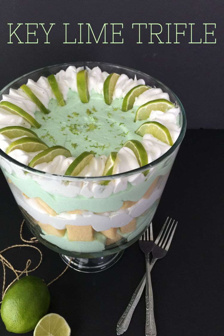 Need an easy no bake dessert recipe? This one is delicious and beautiful! Try this key lime trifle recipe that's ready in under 20 minutes.