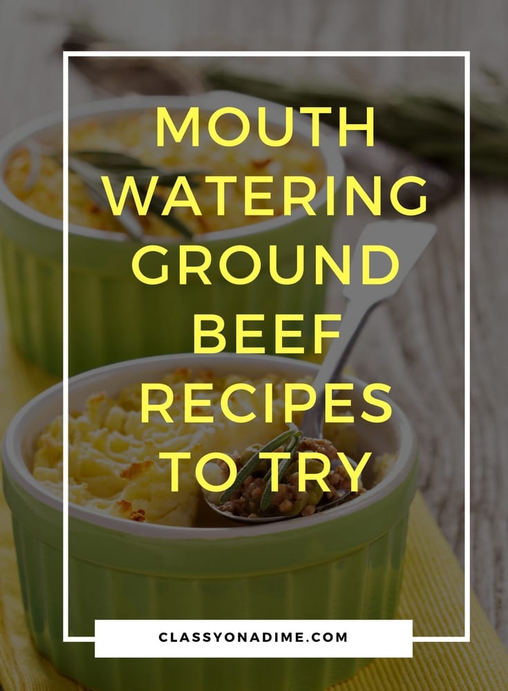 These ground beef recipes are perfect for an easy dinner. Even better you'll find some ground beef crockpot recipes on this list. You'll love these quick ground beef recipes