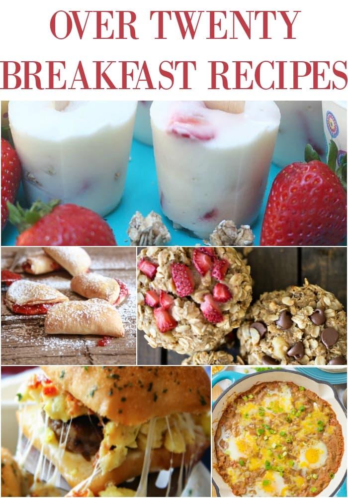 Struggle with what to make for breakfast? Here are over twenty easy breakfast ideas!