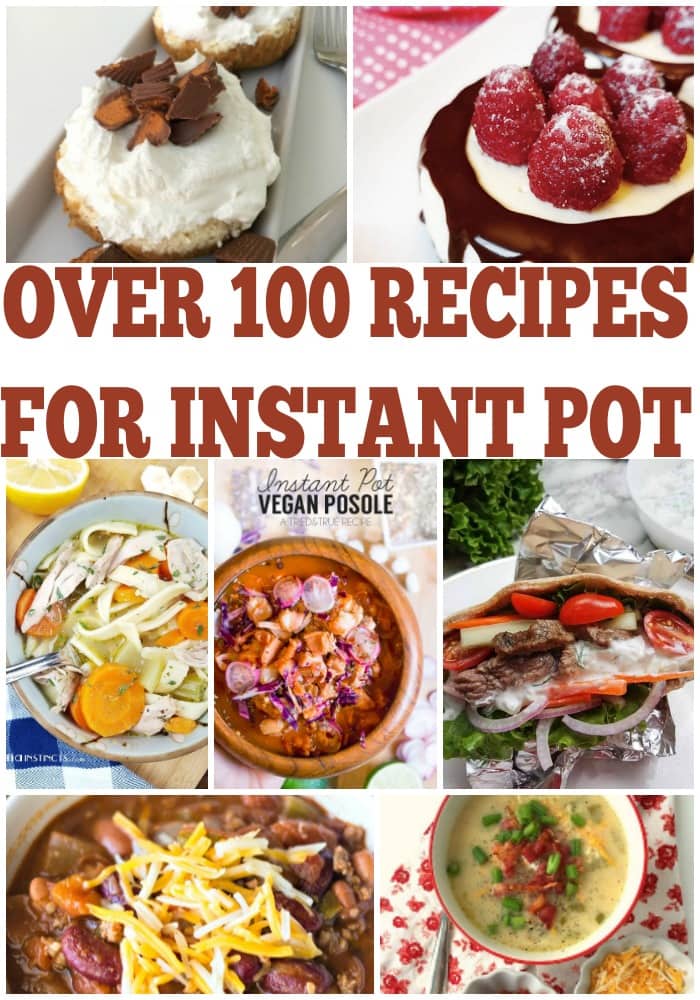 These easy instant pot recipes features instant pot desserts, pressure cooker beef recipes and much more!