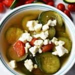 This instant pot soup recipes is so easy to make and so yummy! Make sure to give this zucchini and tomato soup a try. You'll love this instant pot recipe.