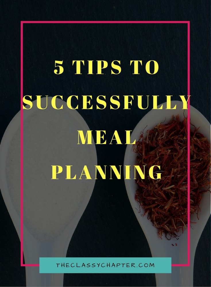 Need some meal planning ideas? Here are 5 tips to get you started with meal planning.