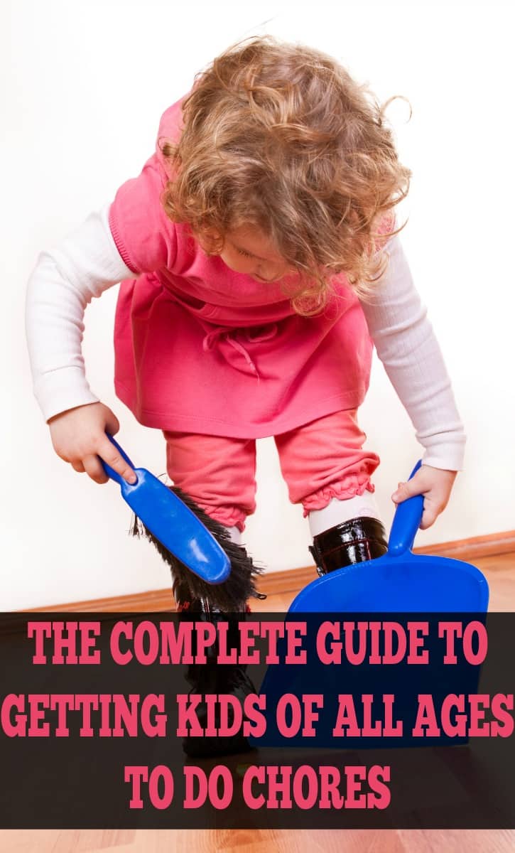 Chores for kids by age with tips on how to get your kids to do chores. Chore Charts | Chores for Teens | Chores for toddlers