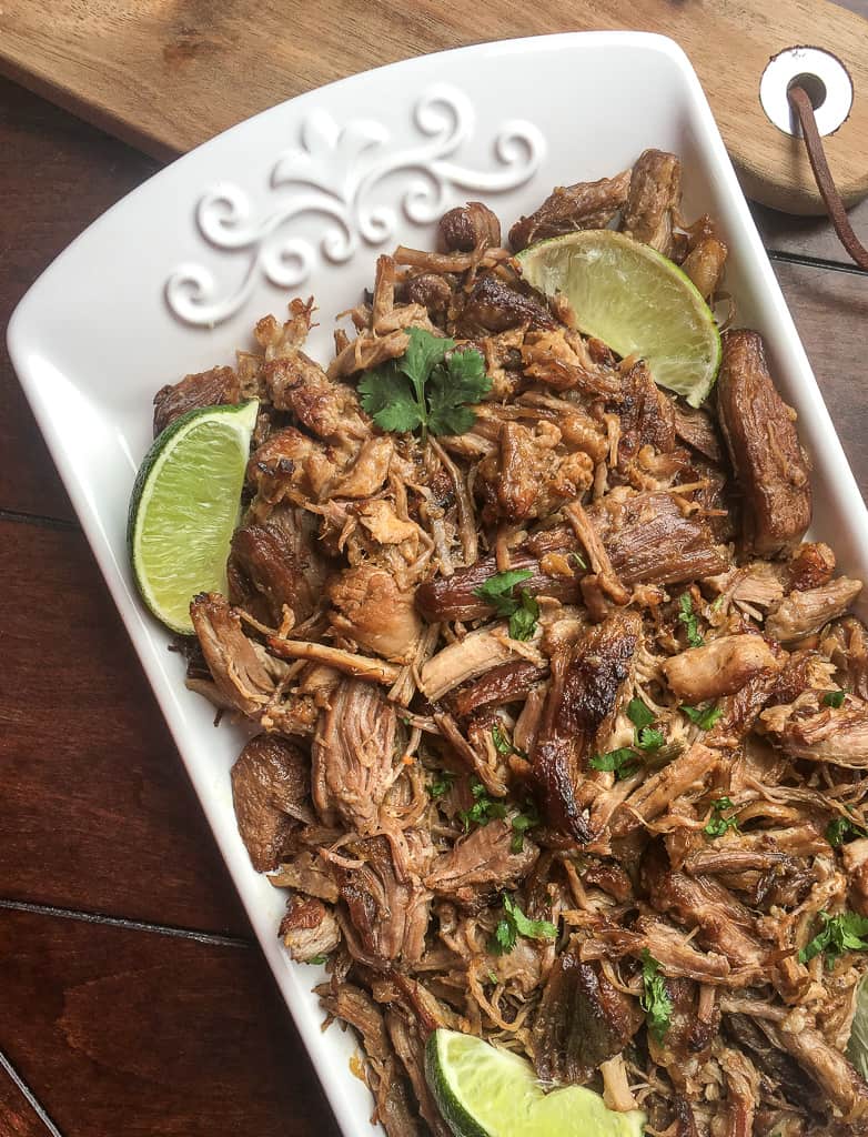 Looking for a good carnitas instant pot recipe? This authentic Mexican food instant pot recipe is to die for! You have to try this instant pot carnitas recipe.