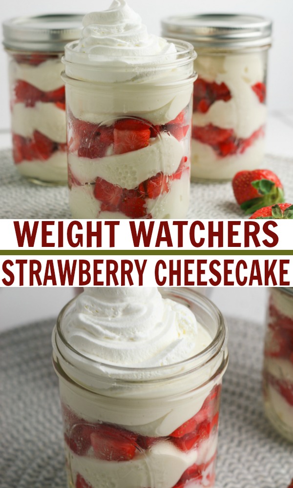 Cheesecake in a jar. Weight Watchers Recipe