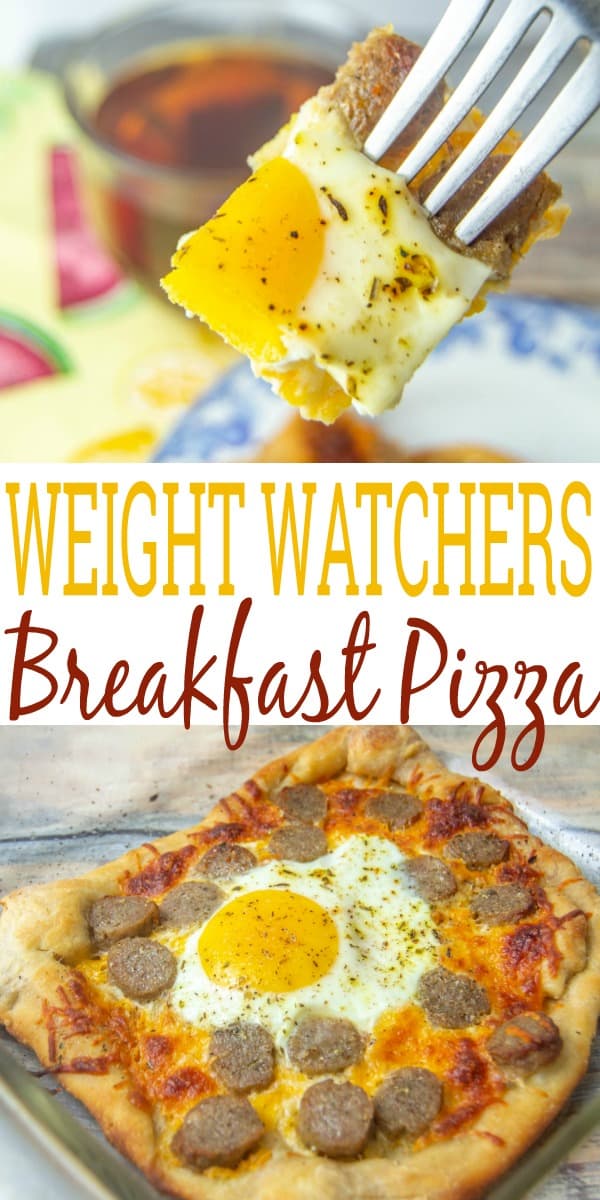 Weight Watchers breakfast pizza