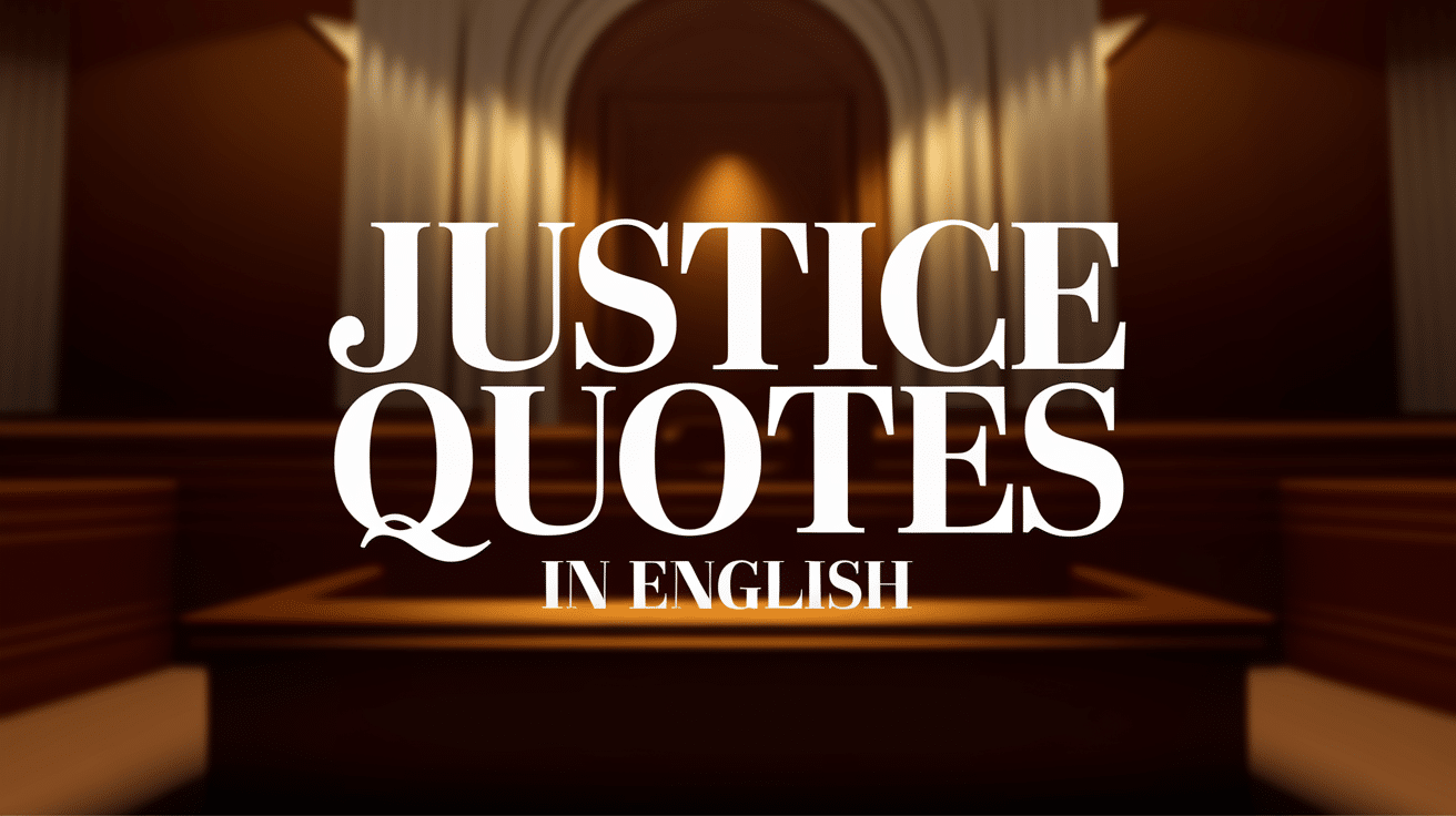 120 Powerful Justice Quotes in English