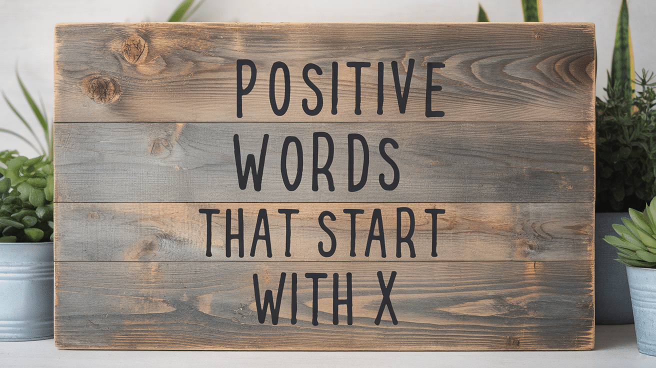 positive words that start with x