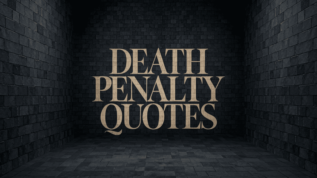 150 Notable Quotes on Death Penalty