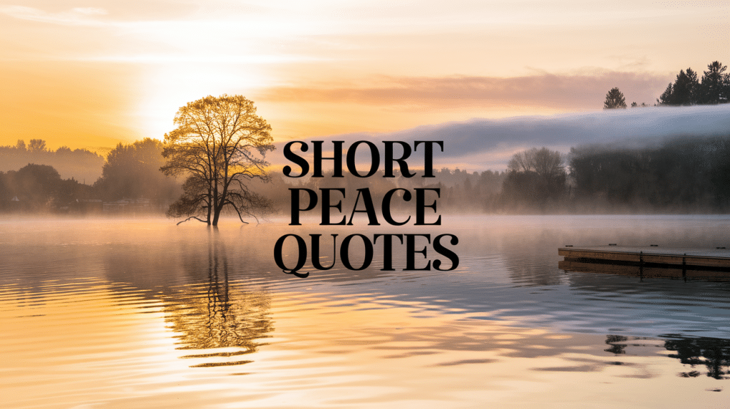 200 Short Peace Quotes to Inspire Your Day