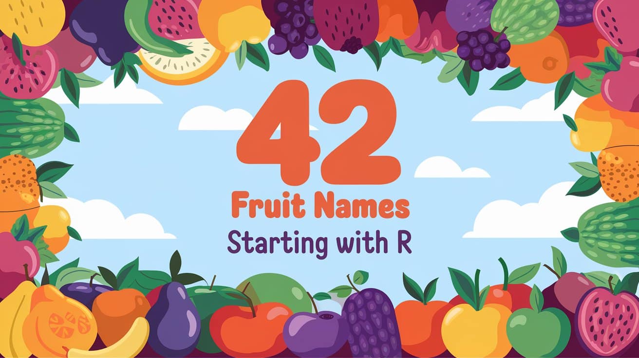 42 Fruit Name Start With R: A Complete List