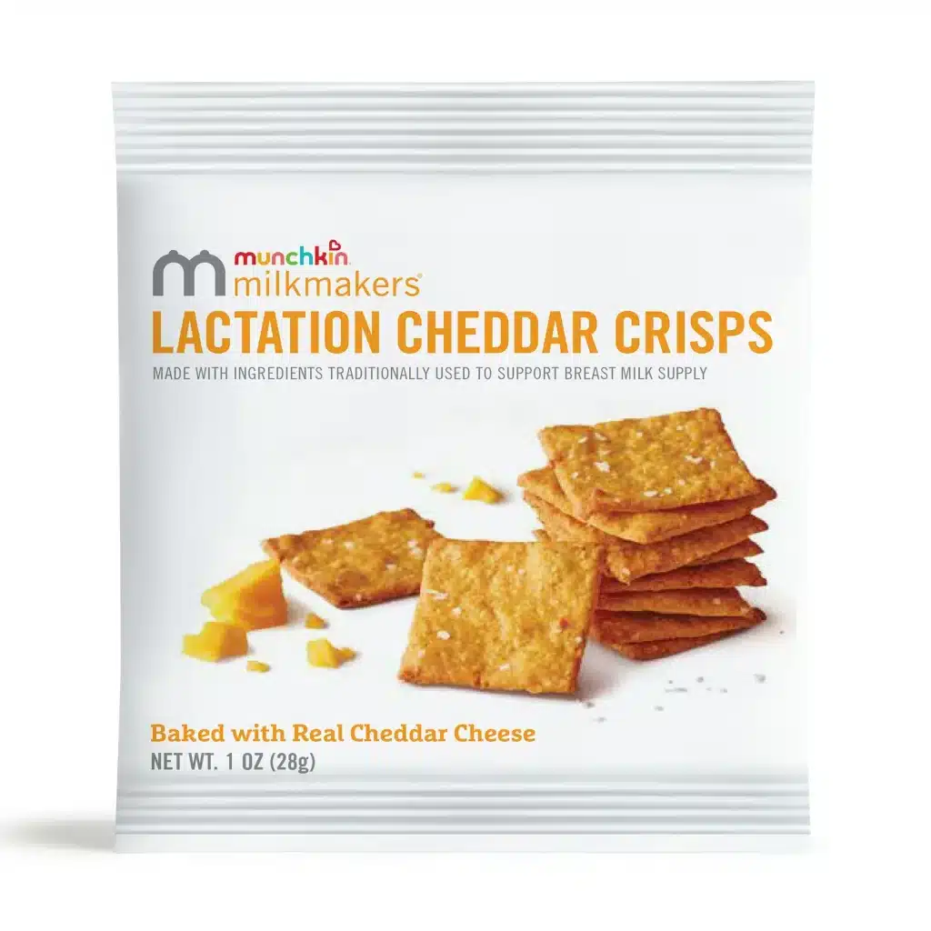 Munchkin Milkmakers, Lactation Cheddar Crisps