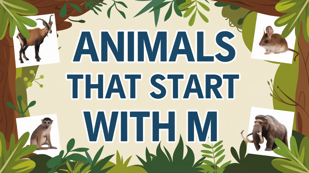 213 Animals That Start With M: List and Fun Facts