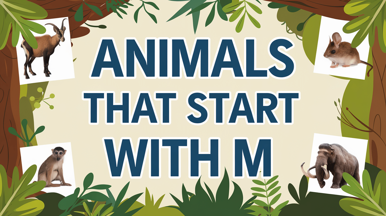 animals that start with m