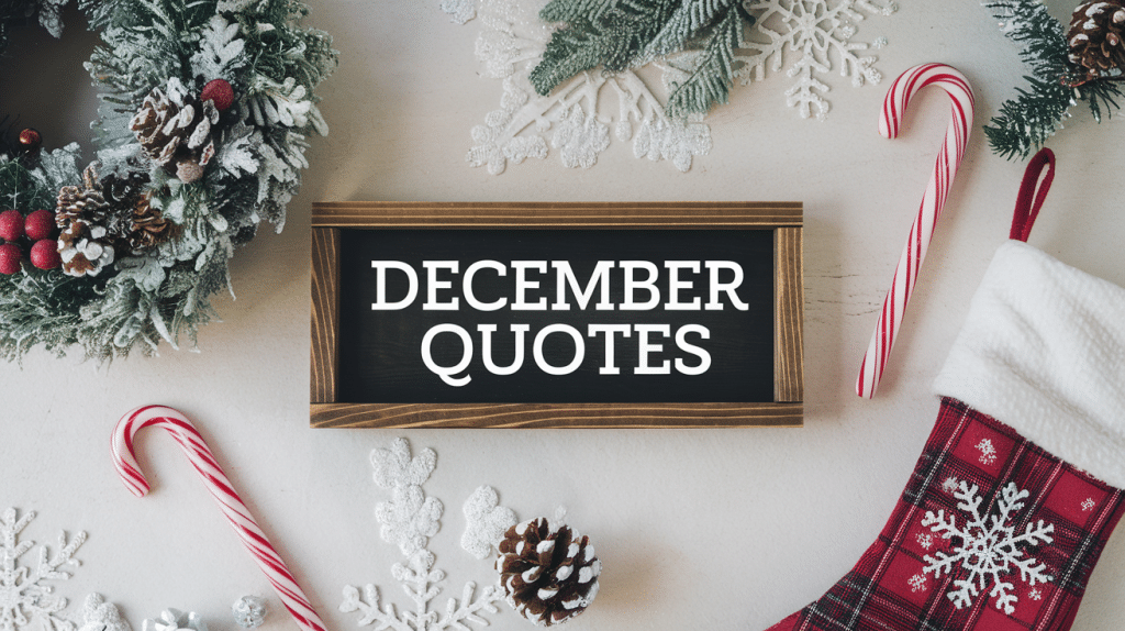 130 December Quotes That Capture the Season's Magic - The Classy Chapter
