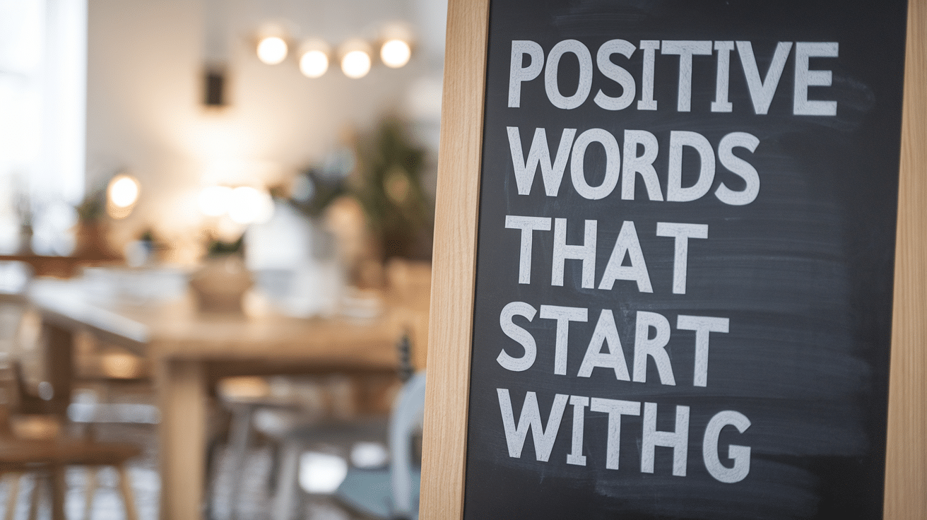 positive words that start with g