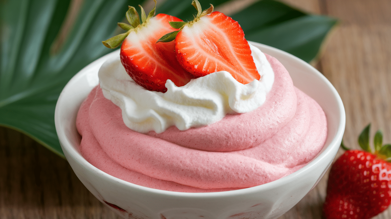 2 ingredients strawberry fluff