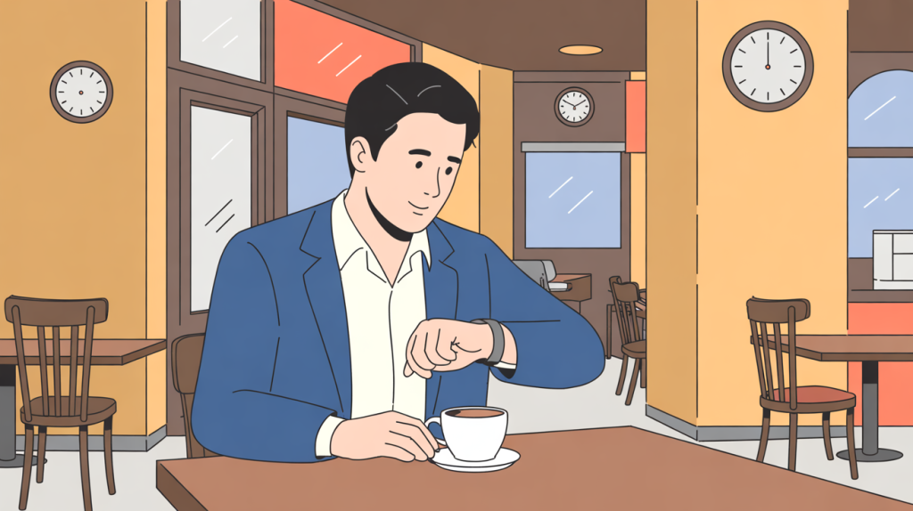 A man who is Respectful of Others' Time