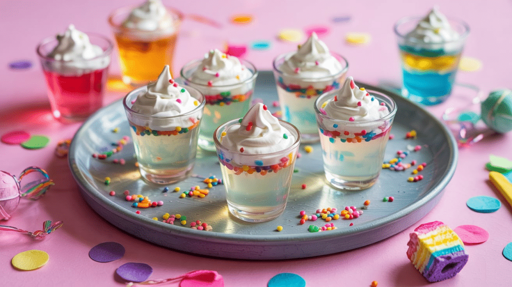 Birthday Cake Jello Shots