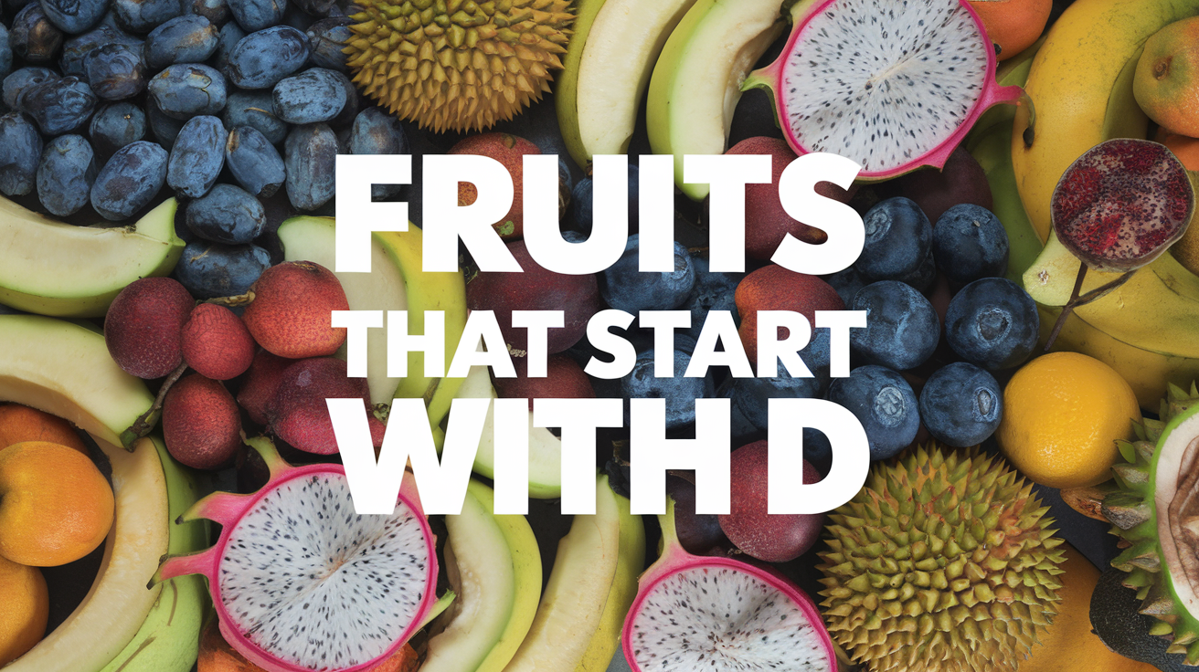 FRUITS THAT START WITH D