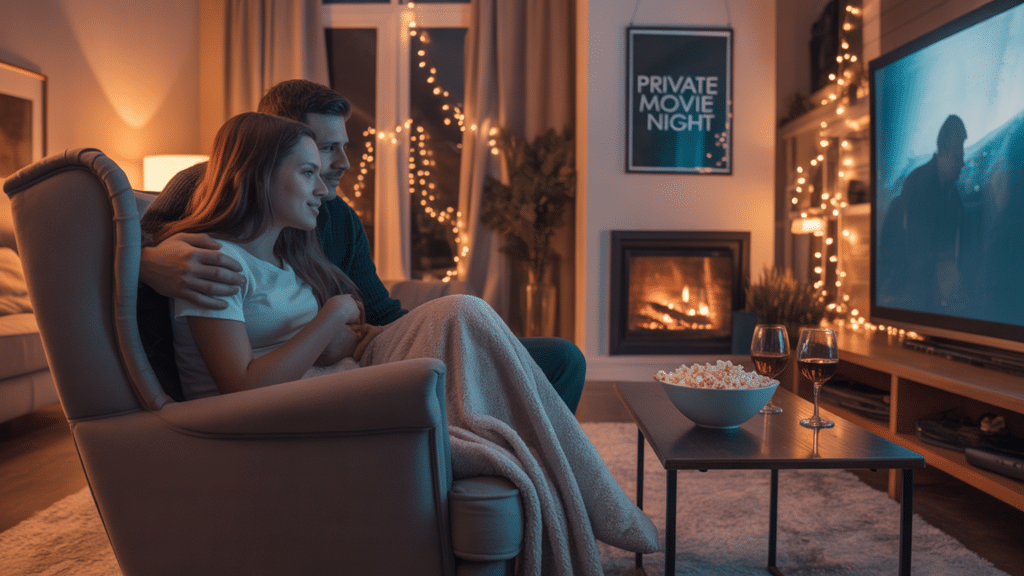 Flame-Kissed Beginnings (Easy Ideas) - Private Movie Night