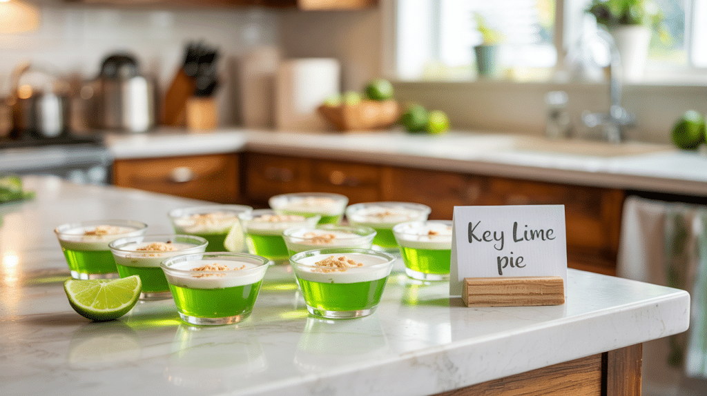 Key Lime Pie Jello Shots