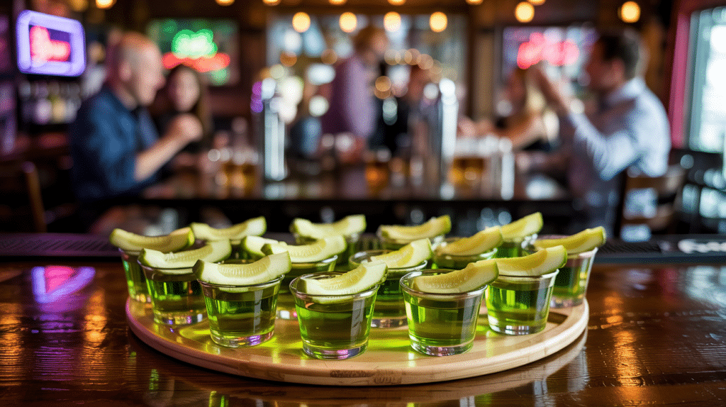 Pickleback Jello Shots