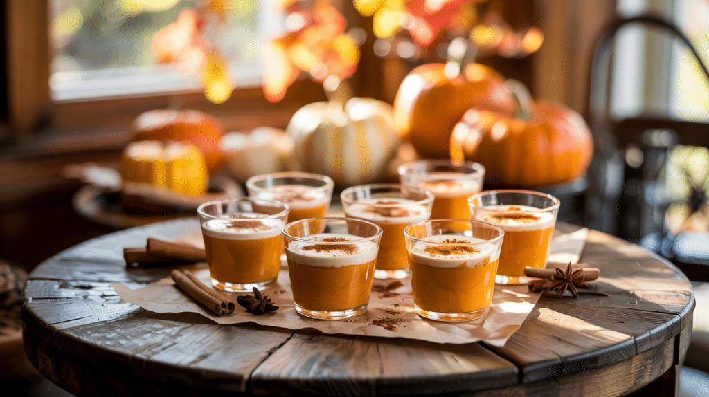 Pumpkin Spice Jello Shots