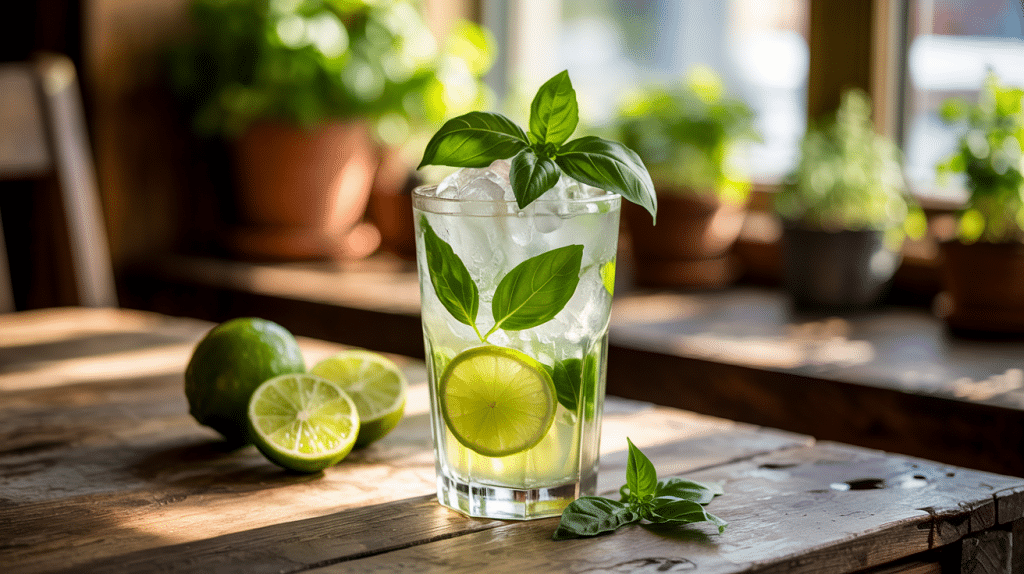 basil lime cooler