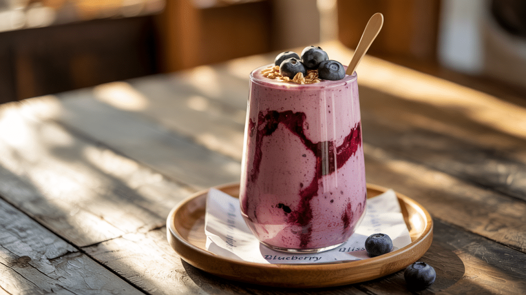 blueberry yougurt smoothie