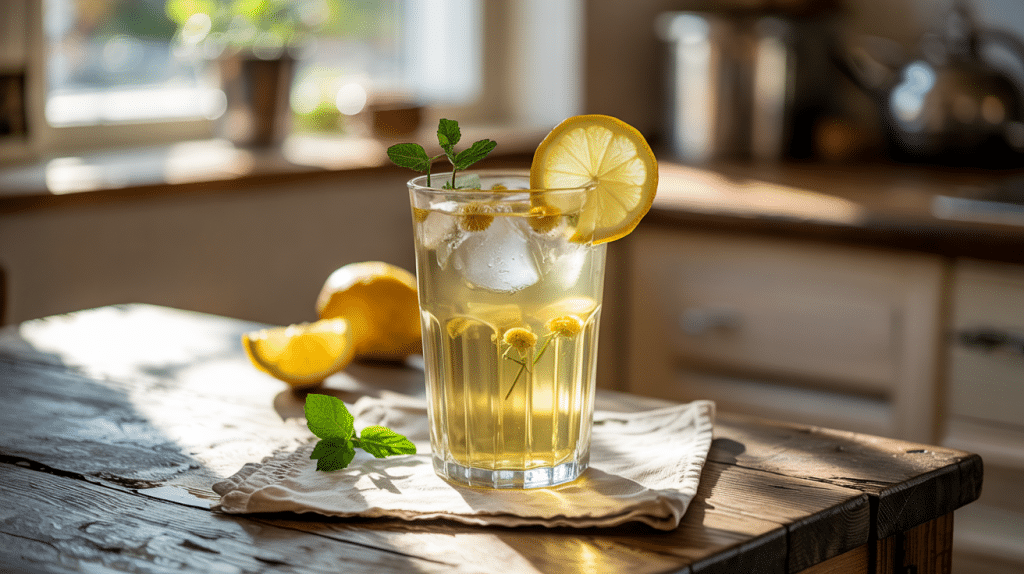 chamomille iced tea
