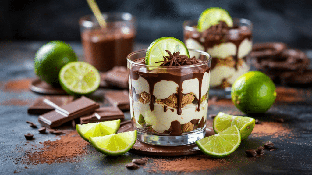 chocolate dipped trifle