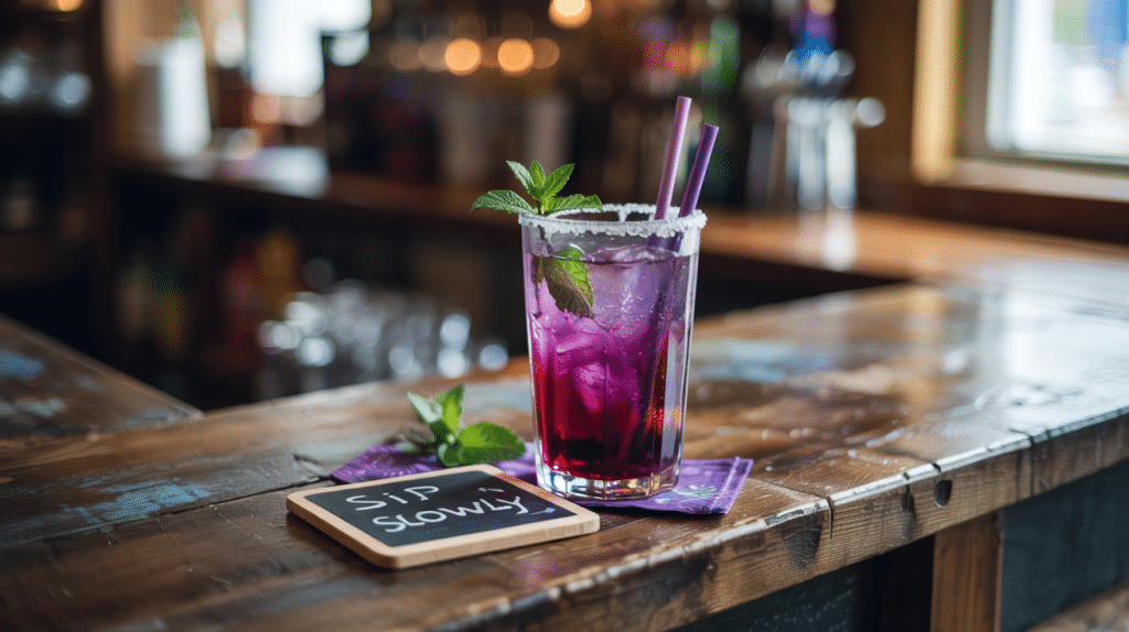 grape soda mocktail