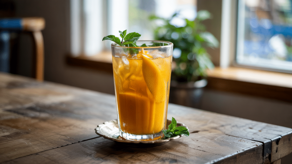 mango iced tea
