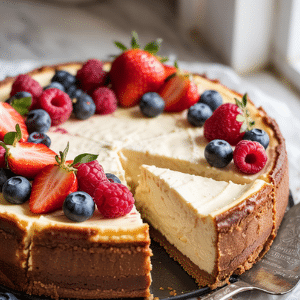 weight watchers cheesecake - Add Topping and Serve