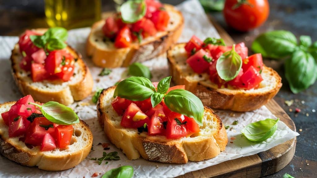 Classic Favorites Tomato Basil Bruschetta