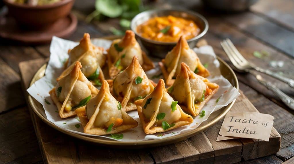 Global Flavors Mini Samosas with Chutney