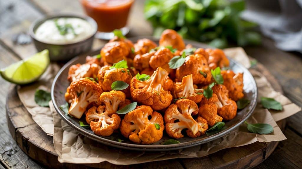 Veggie Friendly Snacks Buffalo Cauliflower Bites