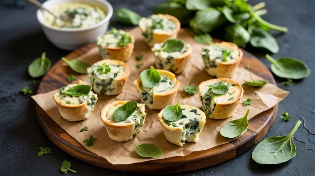 Warm Dips & Spreads Spinach Artichoke Dip Bites