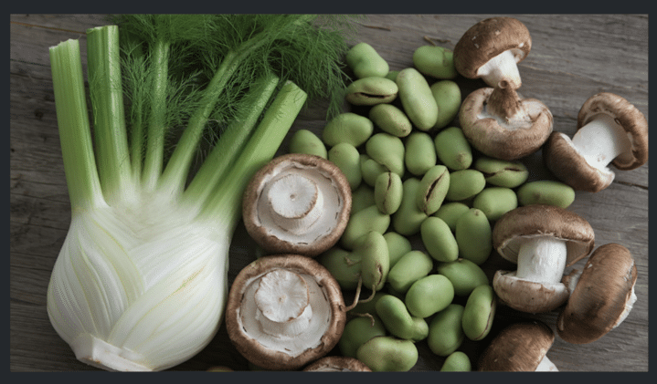 vegetables that start with f